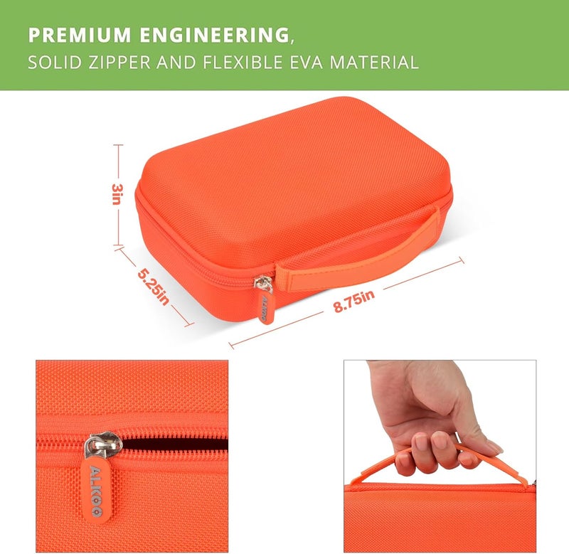 ALKOO Case Compatible with Klein Tools ET310 AC Circuit Breaker Finder and Integrated GFCI Outlet Tester, with Mesh Pocket Inside for Accessories (Orange) - Image 3